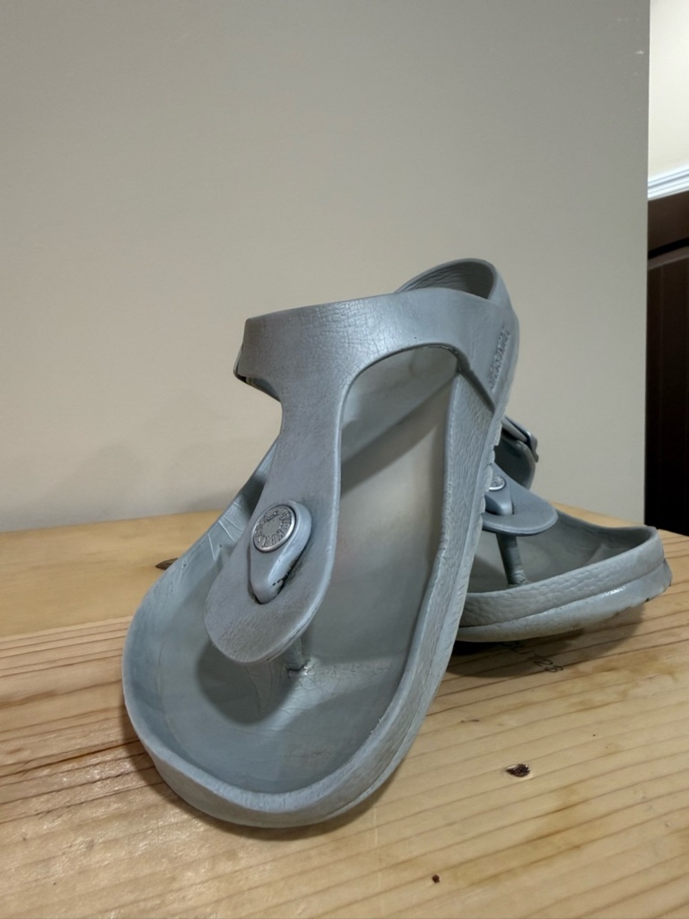 Birkenstock silver sandals size 37 - Picture 5 of 5